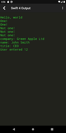 Sedona - Compiler for Swift Screen 2