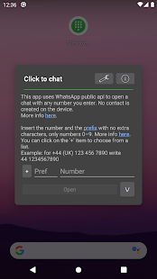 Click to chat [small, no ads] Screenshot