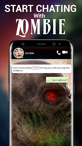 Zombie fake call chat 4