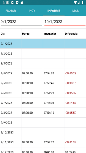 GSE Tiempo Screen 3