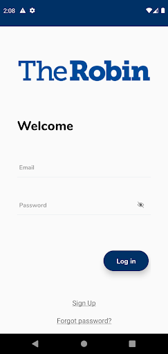 Android application The Robin screenshort