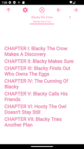 Android application Book: Blacky the Crow screenshort
