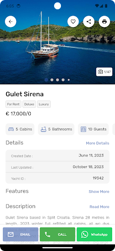 Gulet Broker Screen 2