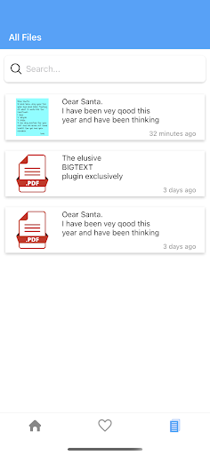 Android application InkDoc screenshort