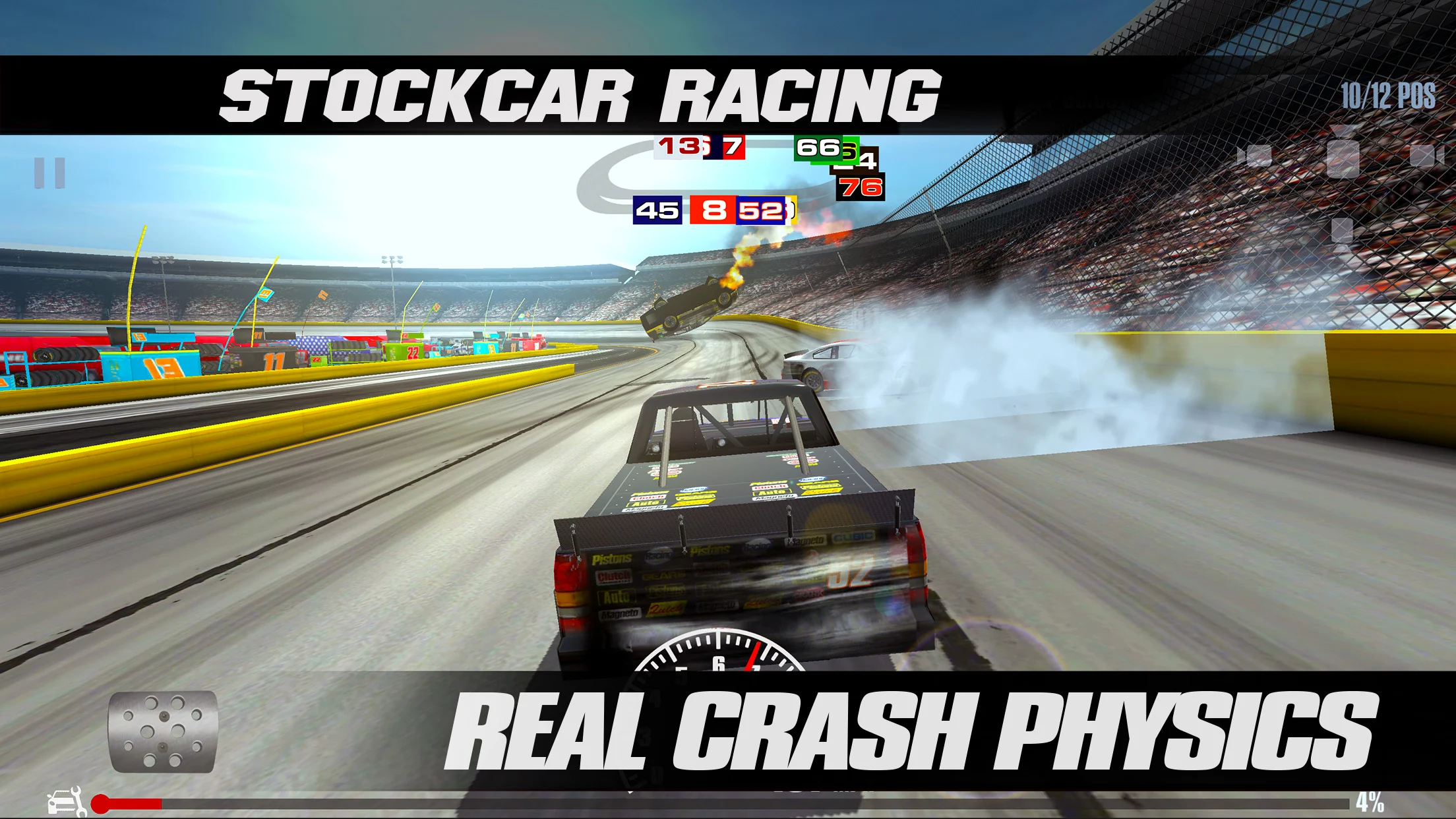 Stock car racing mod apk real car crashes