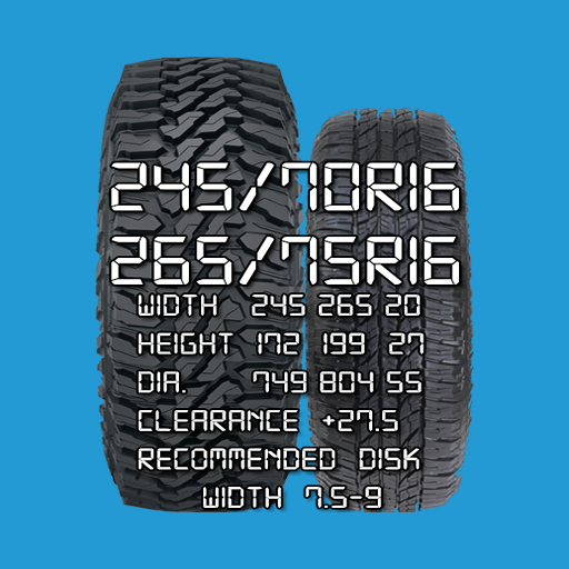 Tire size calculator logo