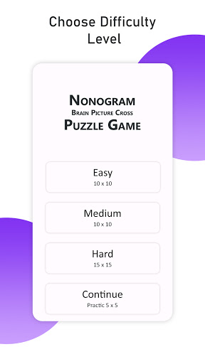 Android application Nonogram Picture Cross Game screenshort