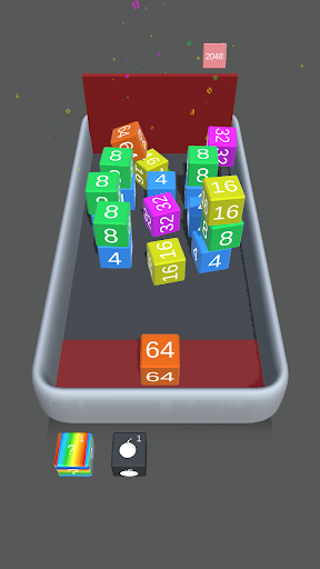 King 2048 3D Cube Screen 3