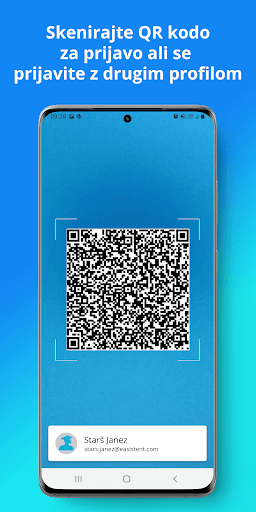Android application eA Prijava screenshort