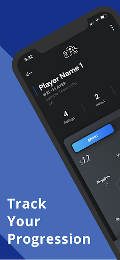 Android application Athlete Rating System screenshort