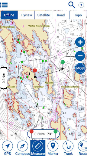Android application Stockholm Sverige GPS Karta screenshort