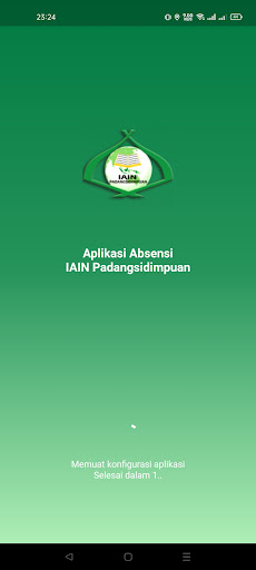 Android application Absensi UIN Syahada screenshort
