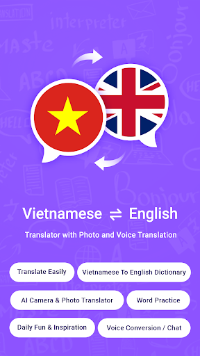 Android application Vietnamese English Translator screenshort