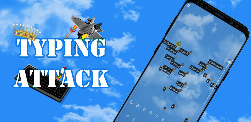 Typing Attack - Ultimate typing games. Type &Fight