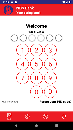 NBS Agency Banking App Screen 2