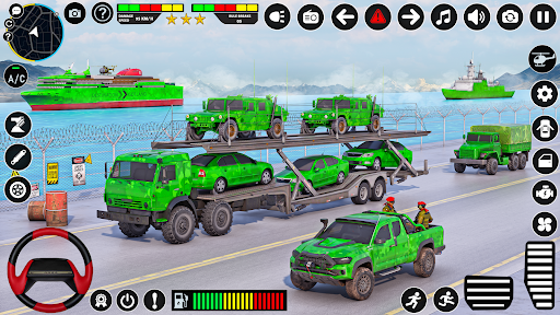 Army Vehicle Transport Game Screen 2