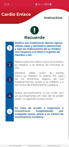 Cardio Enlace Screen 3