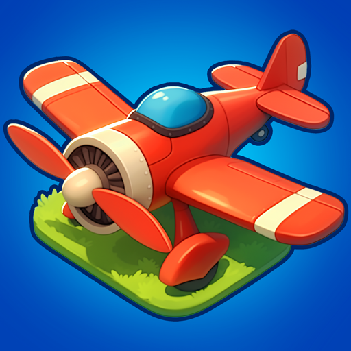 Plane Merge: Idle Merging Game Logo
