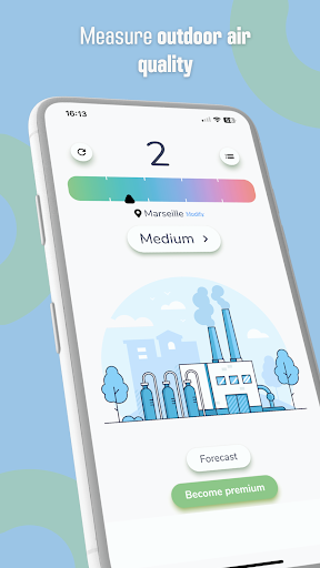 Android application Air Quality Index screenshort