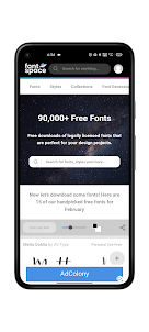 Font Space - font's downloader