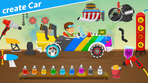 Racing car games for kids 2-5 Screen 2