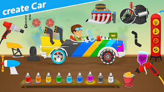 Racing car games for kids 2-5 - Screenshot 2