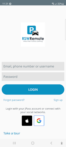 Android application RSWRemote Park screenshort
