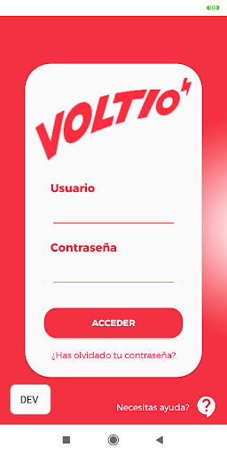 Android application Voltio screenshort