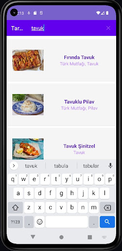 Yemeğim Screen 3