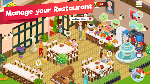 Baixar e jogar Idle Restaurant Tycoon - Simulador de cozinha no PC com MuMu  Player