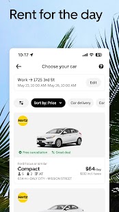 Uber - Request a ride Screenshot