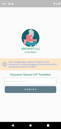 Android application Sikomat screenshort