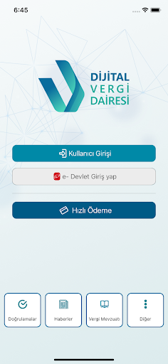 Android application GİB screenshort