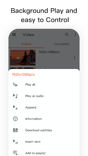 HD Video Player All in One Screenshot 2 - AppWisp.com