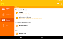 screenshot of Archos File Manager