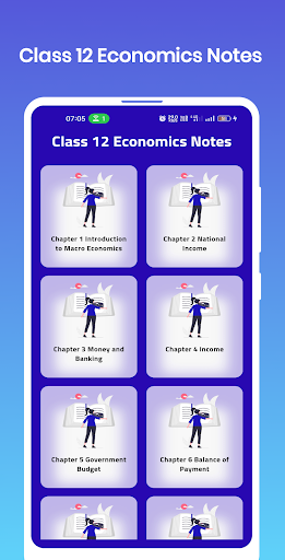 Android application Class 12 Economics Notes screenshort