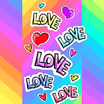 Cover Image of Baixar Colorful Love - Wallpaper  APK