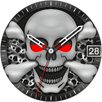 Analog SCULL Watch face