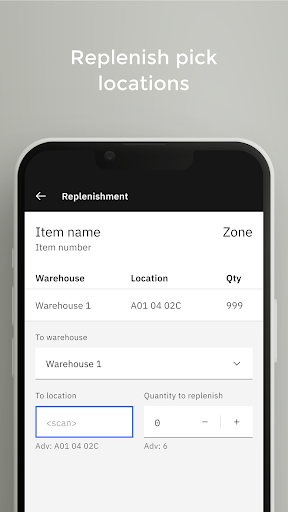 Sherpa Warehouse Screen 2