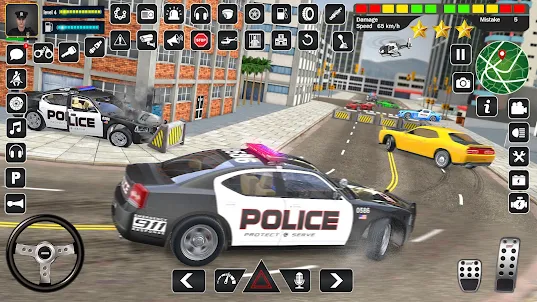 เกมขับรถตำรวจจำลอง 3 มิติ