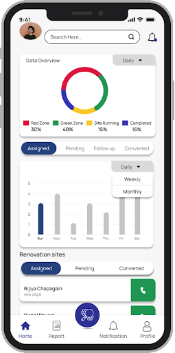 Android application skillsewa screenshort