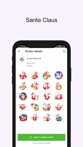 Christmas Stickers and GIFs Screen 3