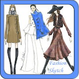 Fashion Sketch Design icon