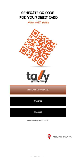 Android application GetTally screenshort