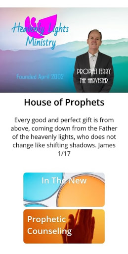 Android application Heavenly Lights Ministry screenshort