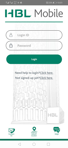 Android application HBL Mobile (MALDIVES) screenshort