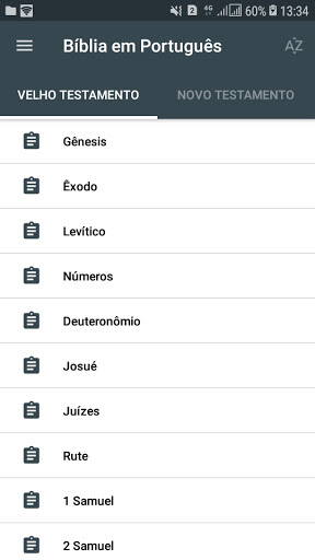 Android application Bíblia Sagrada em Português screenshort