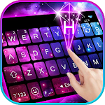 Galaxy 3d Hologram Keyboard Theme Apk