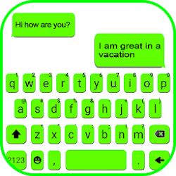 Download Neon Green Chat Keyboard Theme (20).apk for Android -  