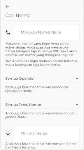 Nomor Cantik Screen 2